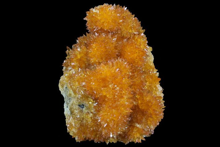 Intense Orange Calcite Crystals - Poland #80237
